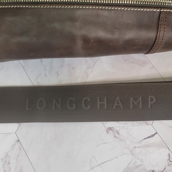 Longchamp Mocha Cavalier Medium Messenger Bag COA - Picture 3 of 15